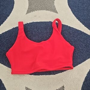Kids Red Sports Bra